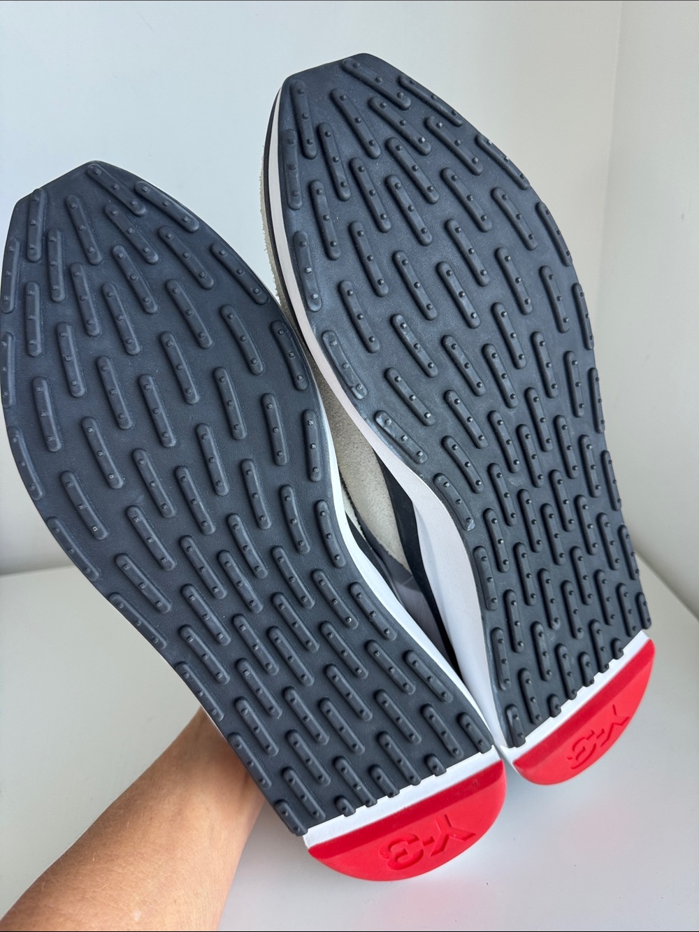 Yohji Yamamoto Y-3 White and Black Men's Sneakers - Picture 8 of 17